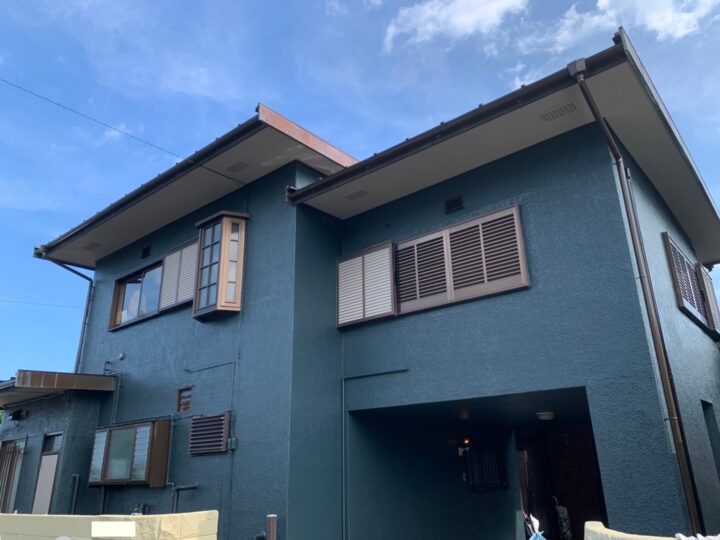茨城県日立市/デュフロン4F・パーフェクトトップを使用して屋根・外壁塗装