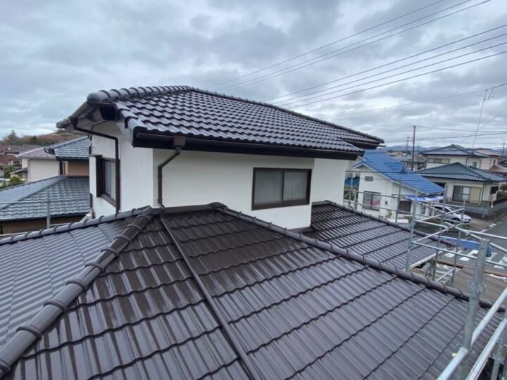 茨城県日立市/サーモアイ4Fを使用して屋根塗装