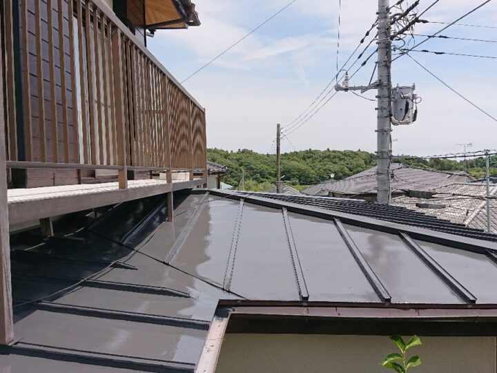 茨城県日立市/シャネツテックSi-JYを使って屋根塗装工事