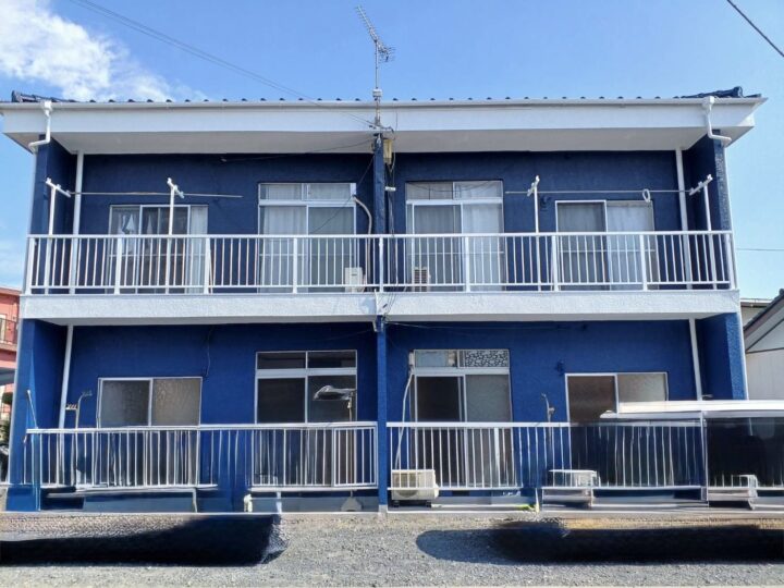 茨城県日立市/スーパーシャネツサーモF(75-20D:ミッドナイトブルー)フッ素REVO1000-IR(75-20D・75-20L)を使って屋根・外壁塗装工事